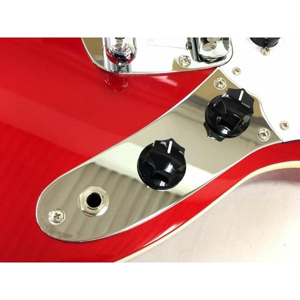 美品 【中古】 Fender Japan Mustang Thinline Candy Apple Red