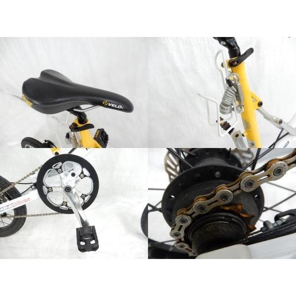 中古】 OX bike 折りたたみ 自転車 Peco 12インチ 三段変速 Y3296342