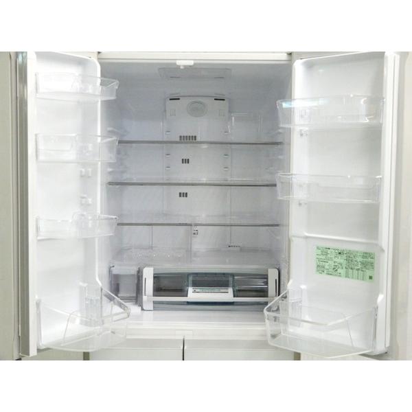 中古】 HITACHI 日立 R-XG4300G 冷蔵庫 真空チルド 430L 6ドア 17年製 