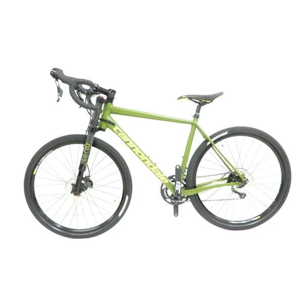 本文をよく読んでください！希少車両/CANNONDALE Lefty SLATE 2018年モデル 105 油圧DISC ロードバイク Mサイズ グリーン 中古】 cannondale キャノンデール SLATE 105 2x11s LEFTY 2018年 L