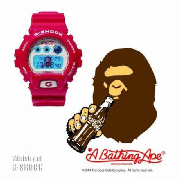 CASIO G-SHOCK A BATHING APE x Coca-Cola G-SHOCK DW-6900FS Limited ...