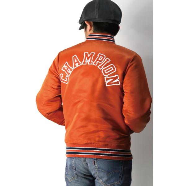 Champion スタジャン オレンジ c3-a610_01.jpg