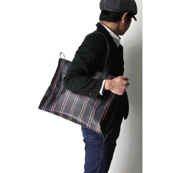 フレッドペリー) FRED PERRY レジメンタル ストライプ トートバッグ 