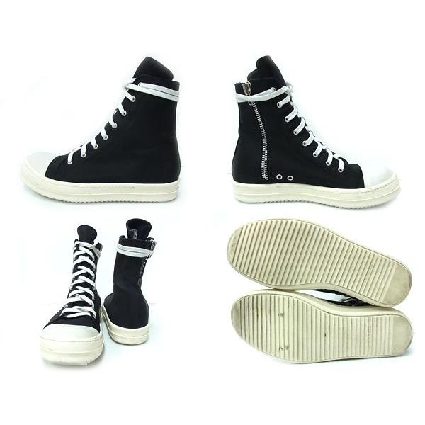 DRKSHDW/ダークシャドウ(Rick Owens/リックオウエンス) RAMONES SNEAKER/ラモーンズスニーカー/DU4800/T09  42【リアクロ】【モード】【カジュアル】 /【Buyee】