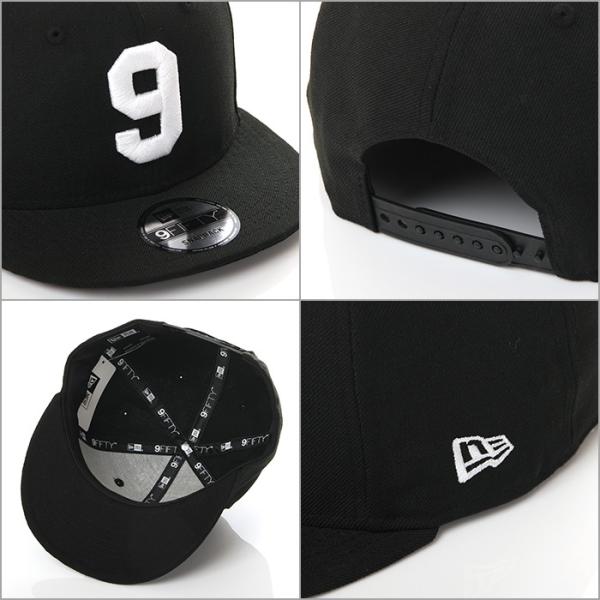 New Era スナップバックキャップ 黒 NEW ERA キャップ メンズ レディース ニューエラ スナップバック