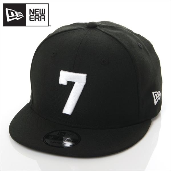 NEW ERA キャップ メンズ レディース ニューエラ スナップバック キャップ 数字 ナンバー 帽子 950 NUMBER CUSTOM 7  スナップバックキャップ ブラック 黒 /【Buyee】