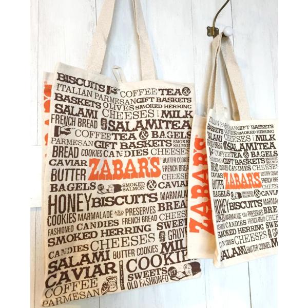 ゼイバーズ ZABAR'S サイドロゴ エコバッグ S NY スーパー