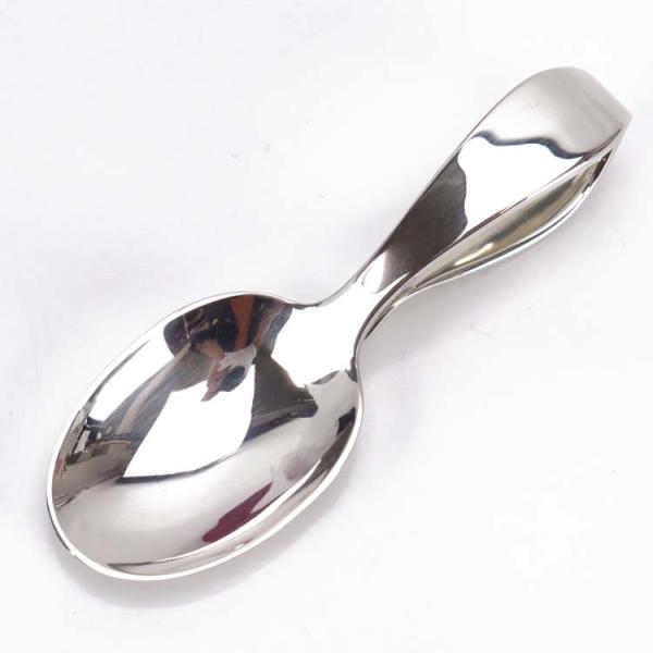 ティファニー　銀製　ループベビースプーン ティファニーのループ ベビースプーン 食品衛生法検査済】銀の