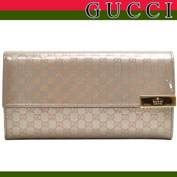 ストアポイント5％還元】グッチGUCCI 財布 長財布 GG グッチシマ