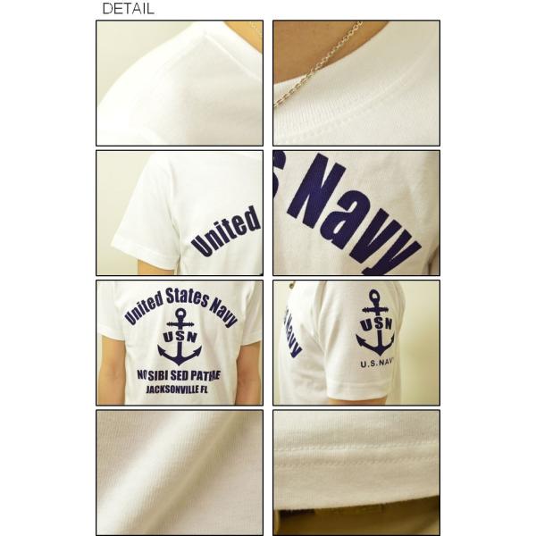 U.S. NAVY FL オリジナルネイビー ミリタリープリント 半袖Tシャツ