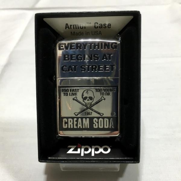 クリームソーダ ライター CS角ドクロZippo CREAM SODA PD18GS-15