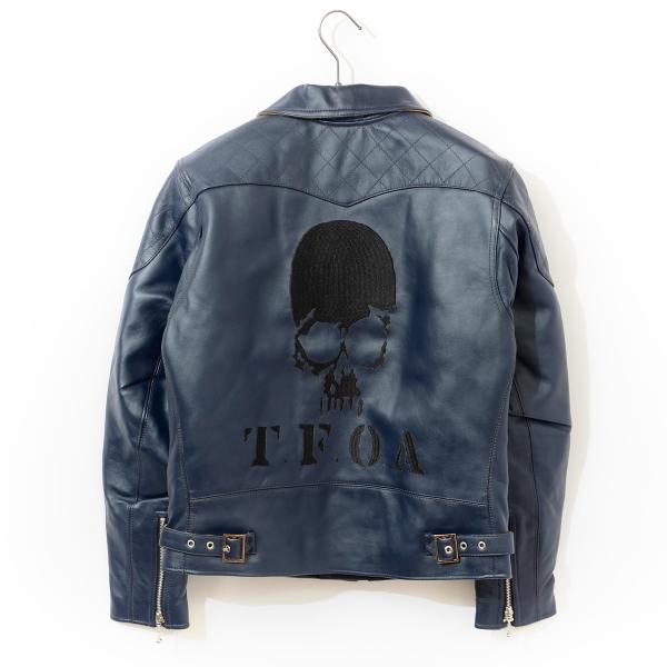 CROWS×WORST クローズ×ワースト レザー ライダース ジャケット T.F.O.A