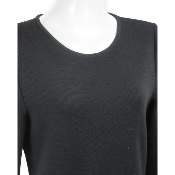 フォクシーFOXEY 黒長袖ニットワンピース42 /【Buyee】