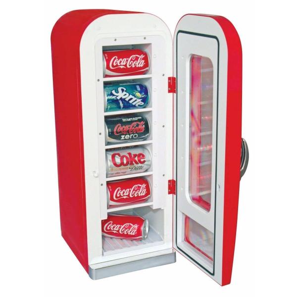 COCA-COLA コカ・コーラ レトロ調 コカコーラ 自動販売機型冷蔵庫 レトロベンディングマシーン CVF18-G 10缶収納型[輸入品]  /【Buyee】