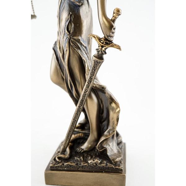正義の女神 テミス（テーミス）彫像 ブロンズ風 彫刻 ヴェロネーゼ製