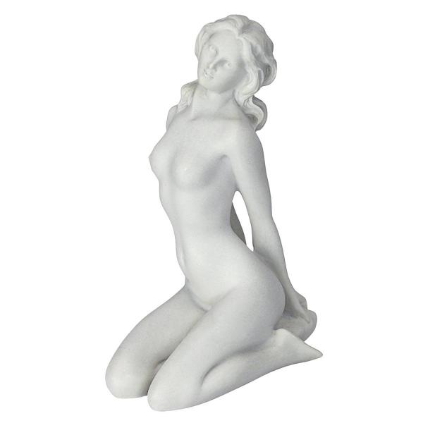 現代的なヴィーナスの誕生ヌード女性大理石風彫像彫刻/ 書斎(輸入品