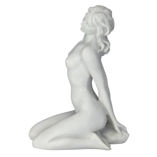 現代的なヴィーナスの誕生ヌード女性大理石風彫像彫刻/ 書斎(輸入品