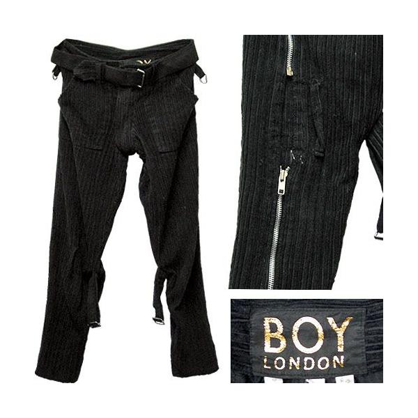 約17cm【新品】BOY LONDON ボーイロンドン ボンテージパンツ 黒 L