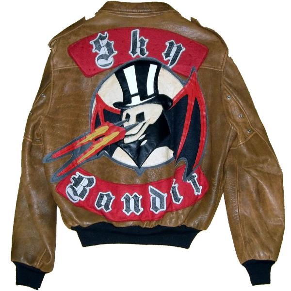 JOHNSONS・LA ROCKA! VINTAGE Flying Jacket SKY BANDIT ラロッカ フライングジャケット 蝙蝠 茶  革・皮ジャン /【Buyee】 Buyee - Japanese Proxy Service | Buy from Japan!