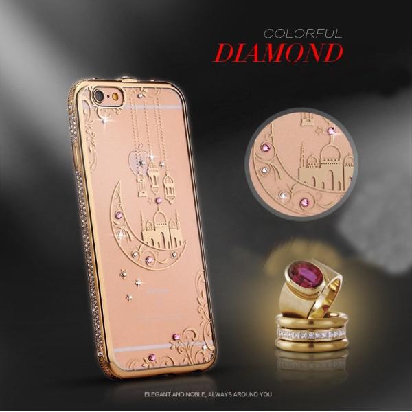 iPhone6 ケースiPhone6 plusケース デコ スワロフスキー