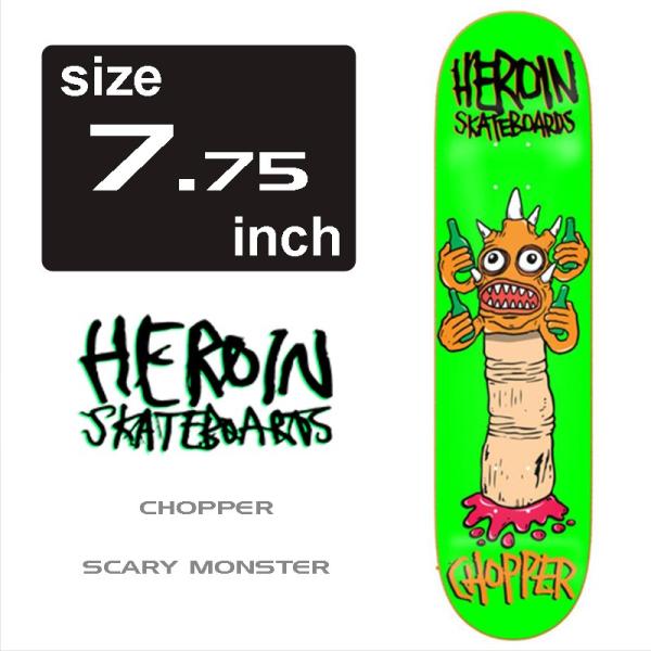 スケートボード CHOPPER HEROIN 8.0×31.75 コンプリート CHOPPER x HIROTTON -HEROIN SKATEBOARDS HOLYDAY 2016- - WHEV