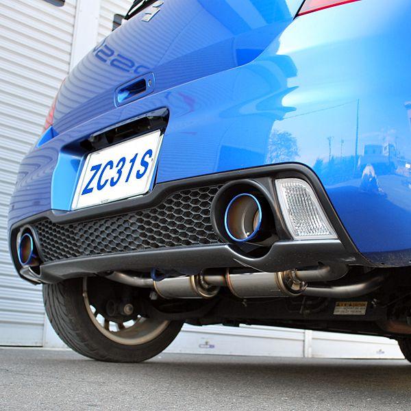 スイフトスポーツ マフラー ZC31S 【Ver.1】 ロッソモデロ TI-C ブルー 