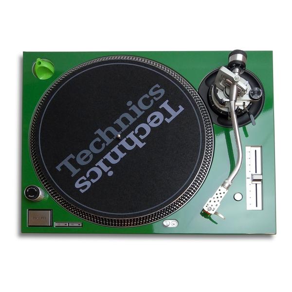 ターンテーブル カバー (Faceplate) グリーン 2枚組 （for Technics SL