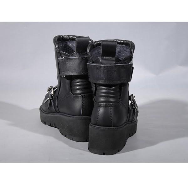 カドヤK'S LEATHER BLACK ANKLE-A(ブラックアンクル厚底) NO.4316