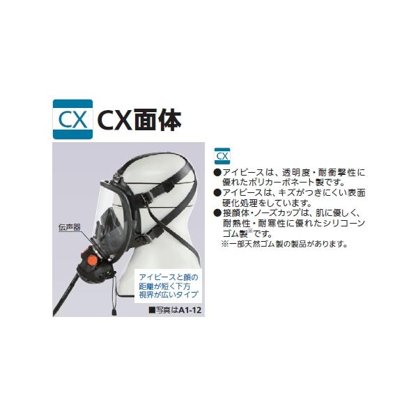 防じん(防塵)防毒兼用マスク TW022Sd 1個 面体のみ フィルタ・吸収缶