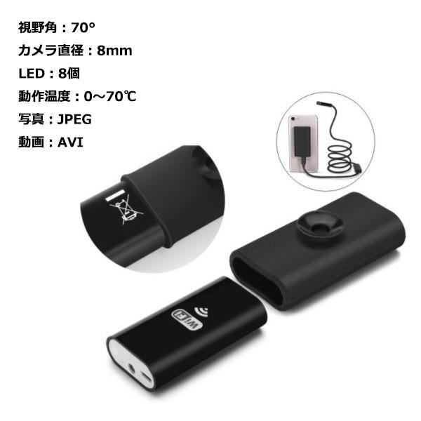 ワイヤレス内視鏡カメラ マイクロスコープ スマホ ファイバースコープ