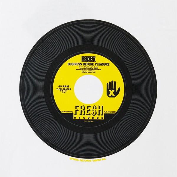 BBP 】 Fresh Records x BBP 45 Tシャツ -White- Hip Hop ヒップホップ