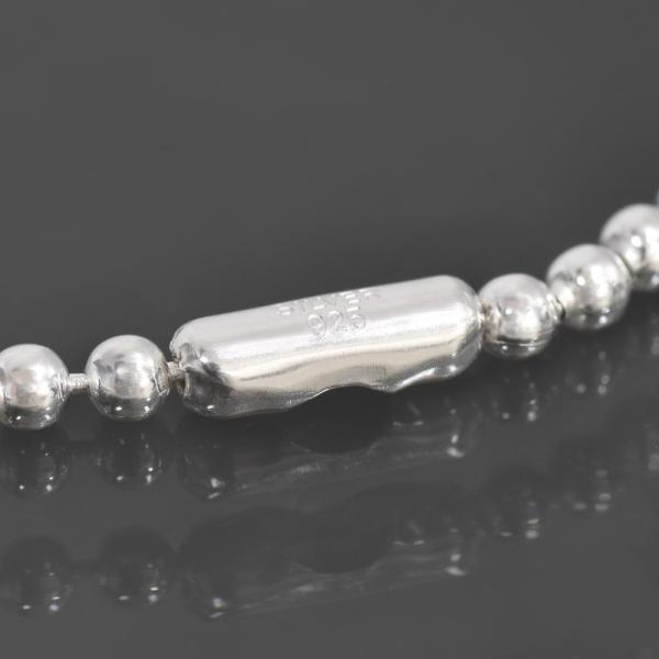 ネックレス チェーン シルバー925 ボールチェーン コネクタ 幅2.5mm 長さ70cm｜鎖 銀 Silver アクセサリー レディース メンズ  /【Buyee】