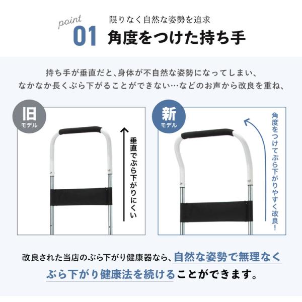 ぶら下がり健康器コンパクト懸垂マシン筋トレ7段階高さ調節懸垂器具