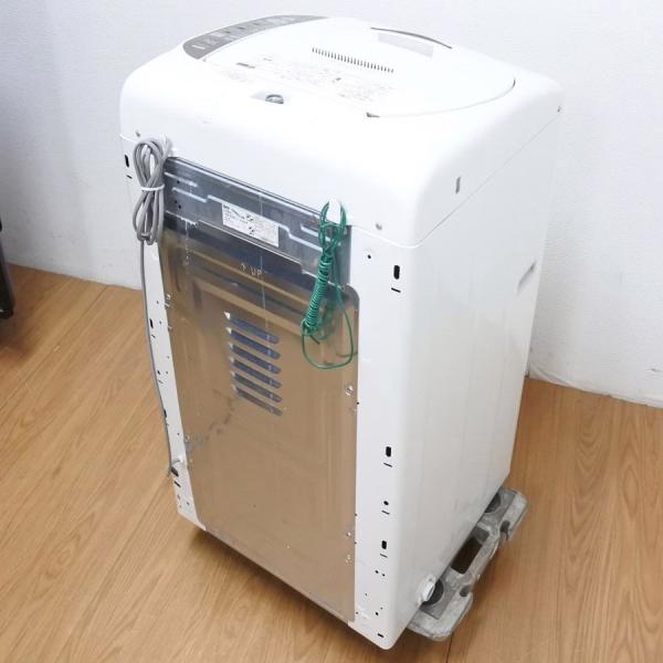 中古 SANYO サンヨー 全自動洗濯機 5.0kg ASW-EG50B(W) ピュアホワイト