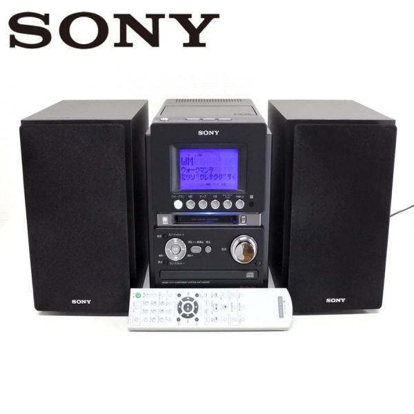 中古 SONY ソニー MD搭載オールインワンコンポ CMT-M35WM ブラック 2011年製 /【Buyee】