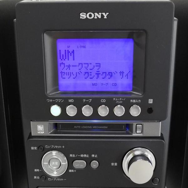 中古 SONY ソニー MD搭載オールインワンコンポ CMT-M35WM ブラック