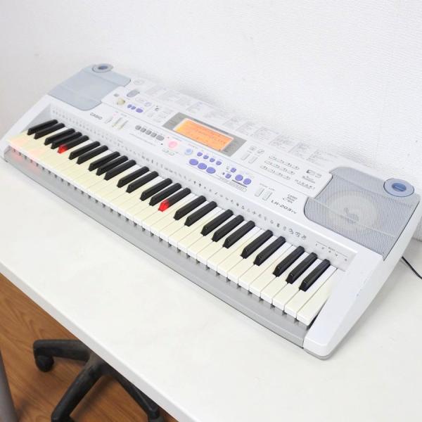 中古 CASIO カシオ 光ナビゲーションキーボード LK-203TV 電子