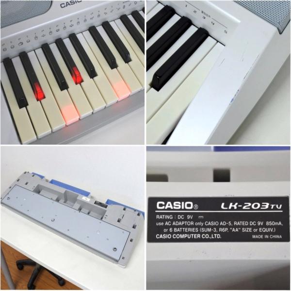 CASIO 光ナビゲーションキーボード 61鍵 LK-203TV oz3572 - 楽器/器材