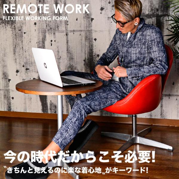 セットアップ メンズ スーツ 春 スウェット チェック柄