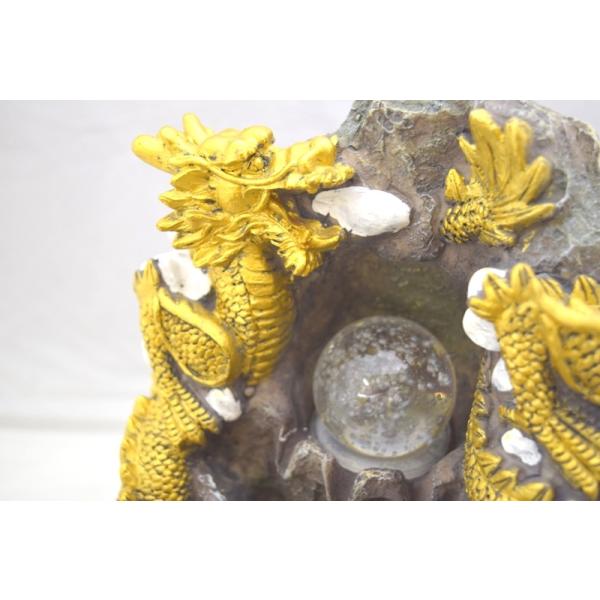 風水　山水龍　双龍（特大）42cm 置物 岡山のパワーストーン、風水・開運グッズのお店 龍祥本舗 / 風水龍 双