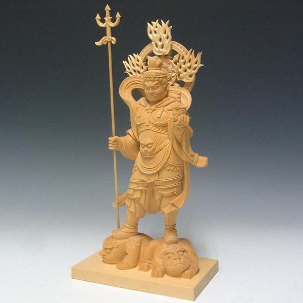 木彫彩色 毘沙門天 約20cm 木彫彩色 毘沙門天 約20cm 木彫彩色 毘沙門天 約20cm - メルカリ