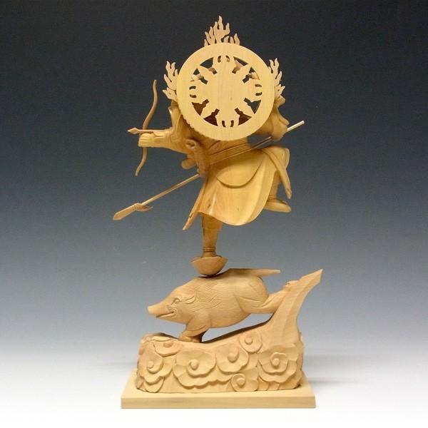 摩利支天 高さ28cm 柘植製 木彫り 仏像 /【Buyee】 Buyee 摩利支天 高さ28cm 柘植製 木彫り 仏像 /【Buyee】 Buyee