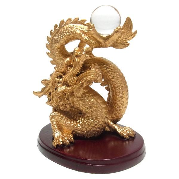 置物　龍 風水龍 置物 開運珠戯れ龍 16cm /【Buyee】 Buyee - Japanese