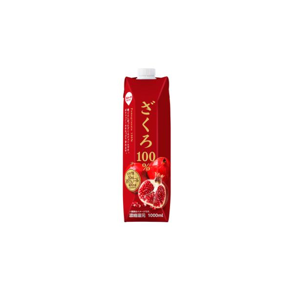 スジャータ ざくろ100% 1000ml 【めいらくのザクロジュース