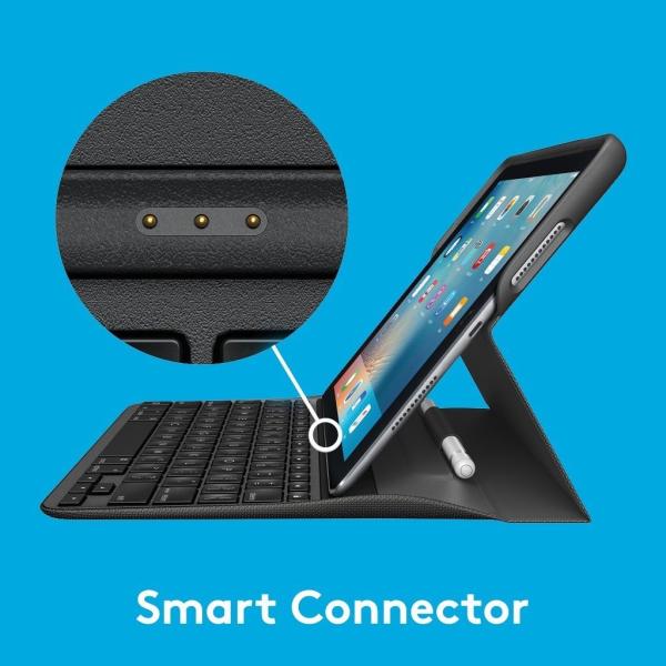 Logicool ロジクール iK1082bk Smart ConnectorおよびApple Pencil