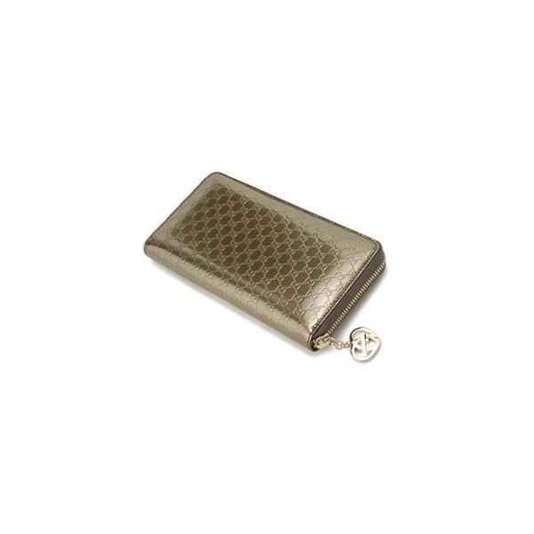 グッチ GUCCI 長財布 308005AZA3G2402 メタリックオリーブ