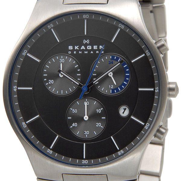 スカーゲン SKAGEN メンズ 腕時計 SKW6077 Aktiv Chronograph Titanium 