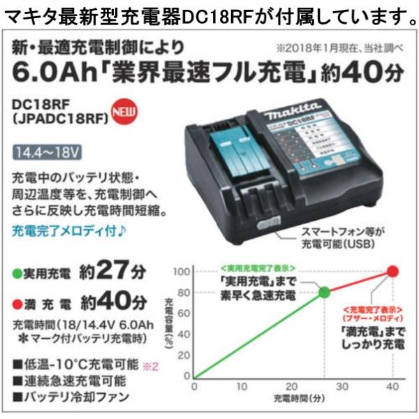 マキタ 充電 クリーナー 18V CL182FDZW 本体 バッテリー BL1860B 6.0Ah 充電器 DC18RF サイクロンアタッチメント  CL182FDRFW 当店企画セット /【Buyee】 Buyee Japanese Proxy Service Buy from Japan!