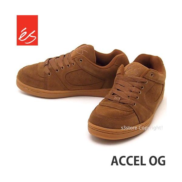 エス アクセル オージー es ACCEL OG スケートボード 靴 スニーカー スケシュー メンズ コーデ ストリート SKATEBOARD カラー: BROWN/GUM /【Buyee】 Buyee - Japanese Proxy Service | Buy from Japan!