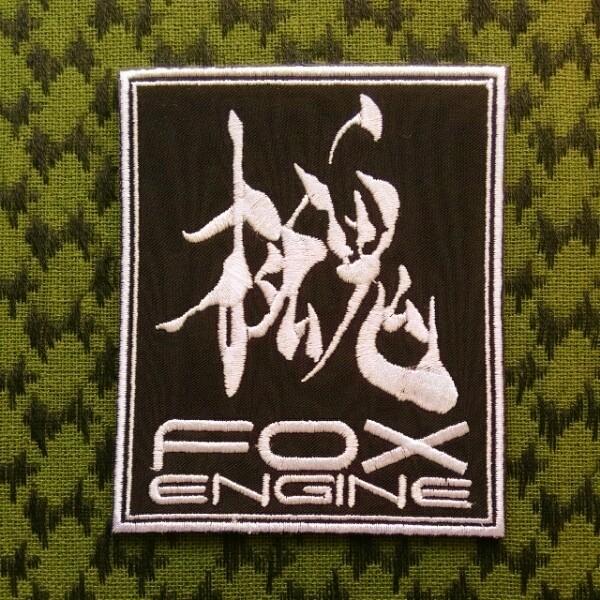 野獣魂　専用 MGS オタ魂 FOX ENGINE パッチ ワッペン ベルクロ仕様 サバゲー